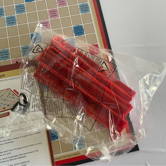Hasbro Scrabble Crossword Board Game OPEN BOX - Picture 7 of 9